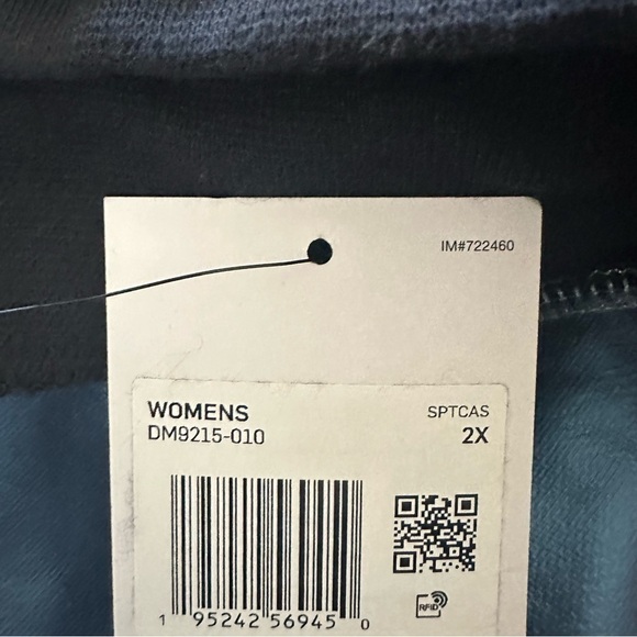 Nike Sportswear Blue/Black Sweatpants DM9215-010, Women’s Plus Size 2X mid rise - Picture 2 of 5